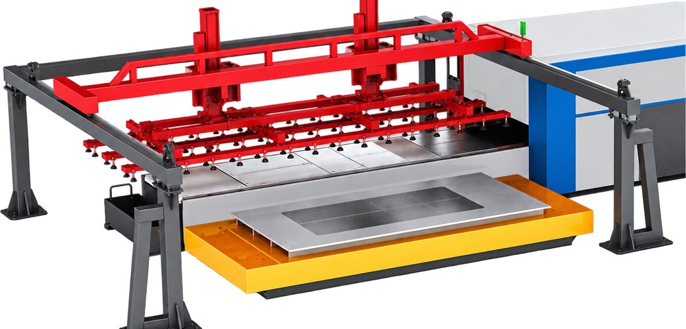 Gantry unloading system — SBMachines product visual